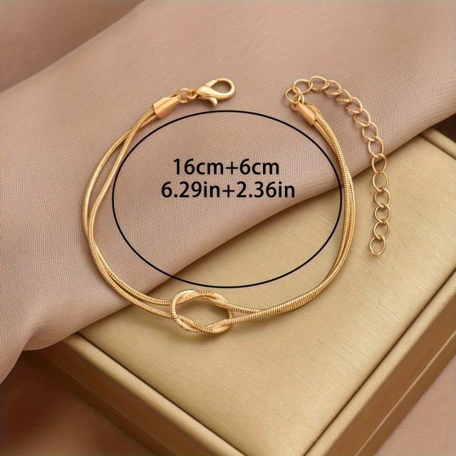 Komplet ZANJO in ZANJ z vozlom ljubezenski zapestnici