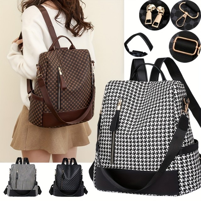 Modni nahrbtnik v pepita vzrocu 