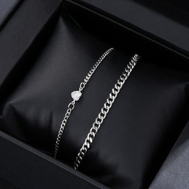 Komplet 2 kovinskih zapestnic za najboljši prijateljici