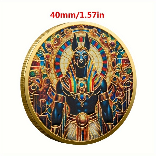 Egipčanski spominski kovanec v zlati barvi