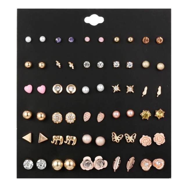 Set 30 parov uhančkov, akcijska ponudba