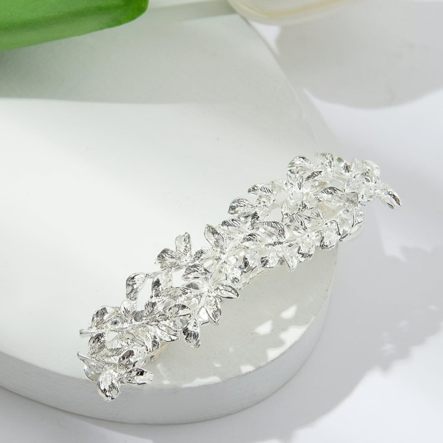 Ženska sponka za lase v srebrni barvi 