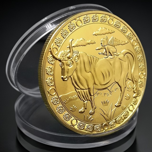 Spominski kovanec z astrološkimi znamenji