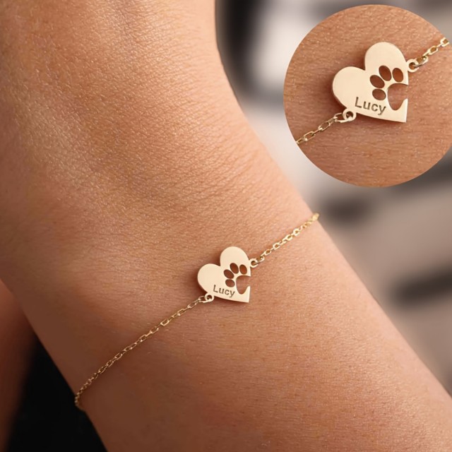 Personalizirana zapestnica nerjaveče jeklo 316 L s tačko 