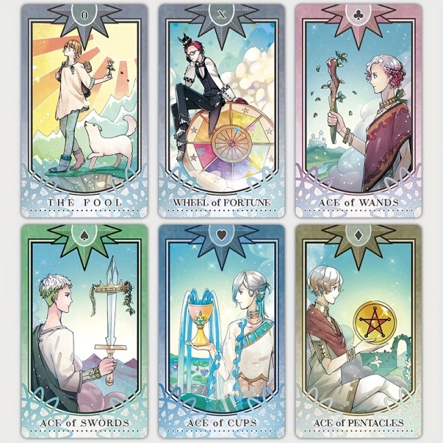 Idealna sorodna duša – Tarot karte v anime slogu 