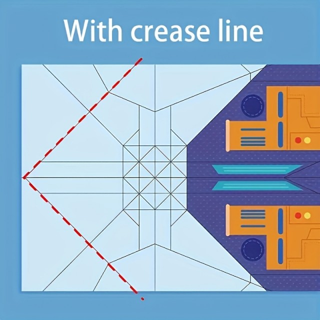 Knjiga z origami listi za izdelavo letal 32 strani 