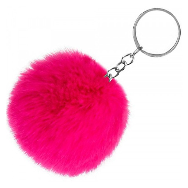 Plišasti obesek za ključe, 11 barv 