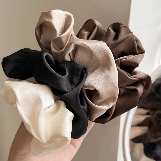 5-delni komplet svilenih gumic za lase