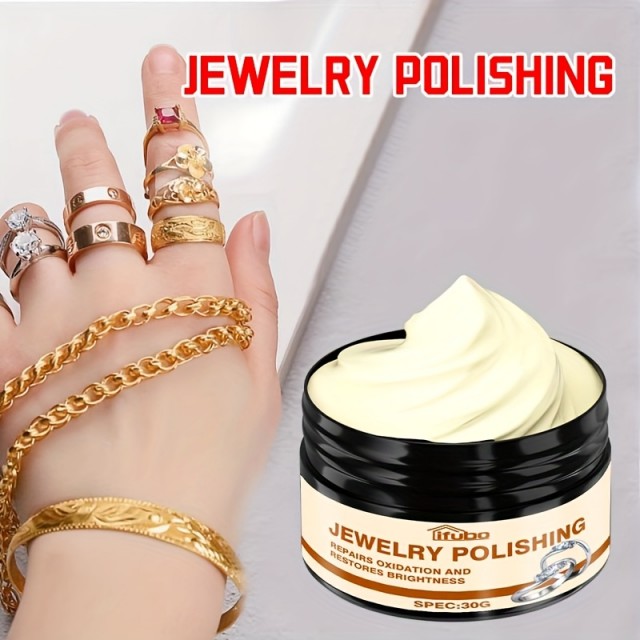 Univerzalna krema za poliranje nakita 30g + goba