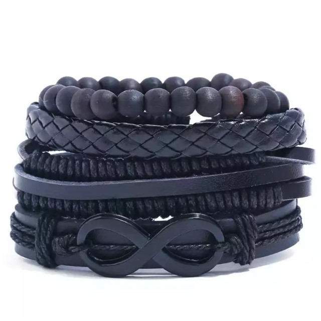 4 delni komplet zapestnic, INFINITY 