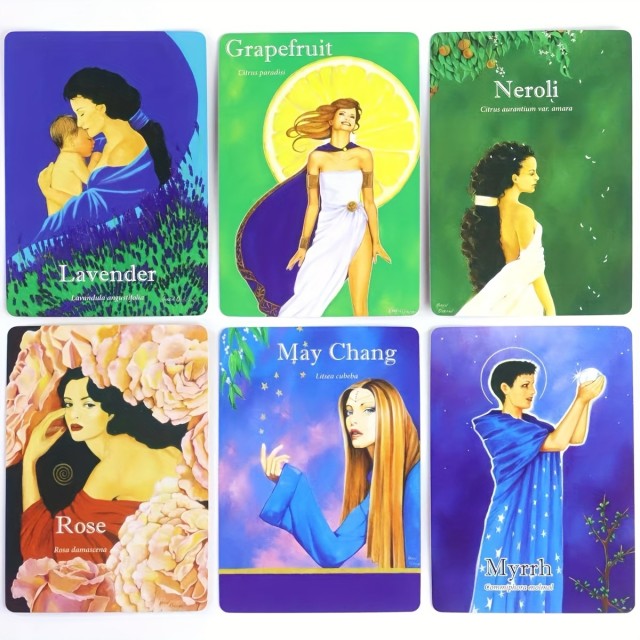 Komplet 42 Kart za Vpogled in Delo z Eteričnimi Olji