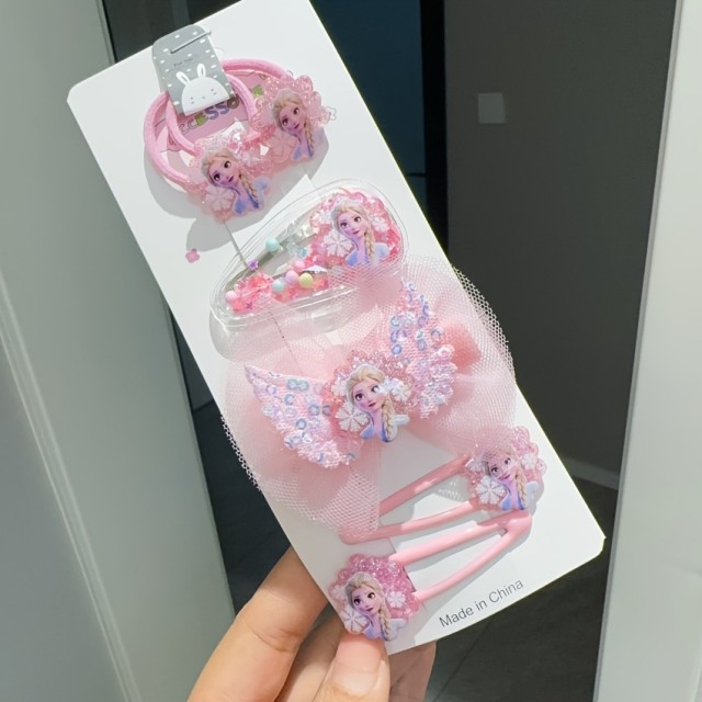 6 delni komplet lasnic in sponkic Elsa 2 barvi