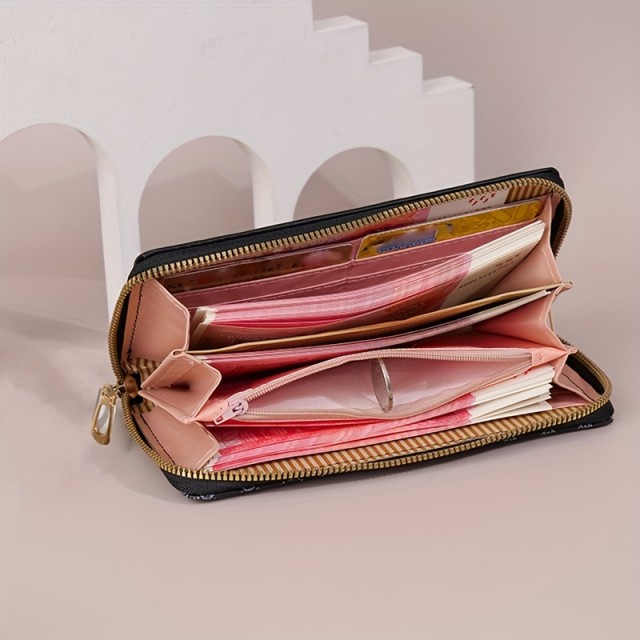 Prelepa ženska denarnica s potiskom sončnic