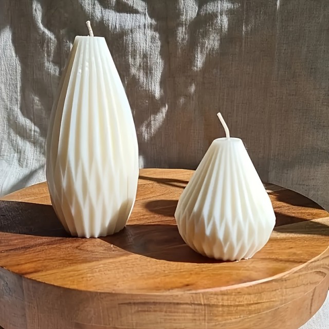 3D Silikonski kalup za izdelavo sveč v obliki hruške