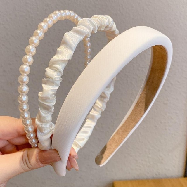 Komplet 3 obročkov za lase retro francoski stil