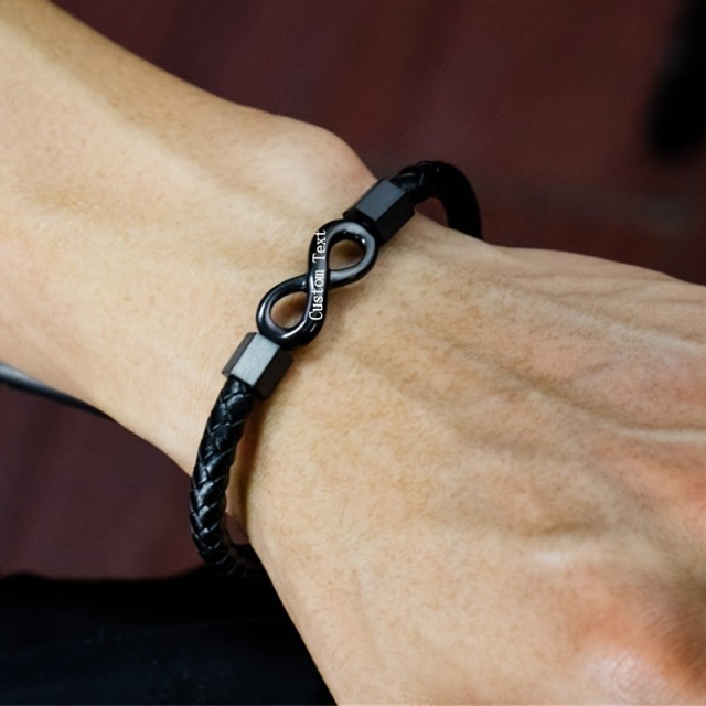 Personalizirana zapestnica neskončnost in gravura po želji