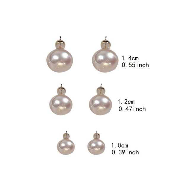 Komplet 3 parov s perlicami 