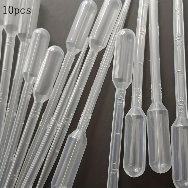 Komplet 10 plastičnih kapalk za sveče 2ml 