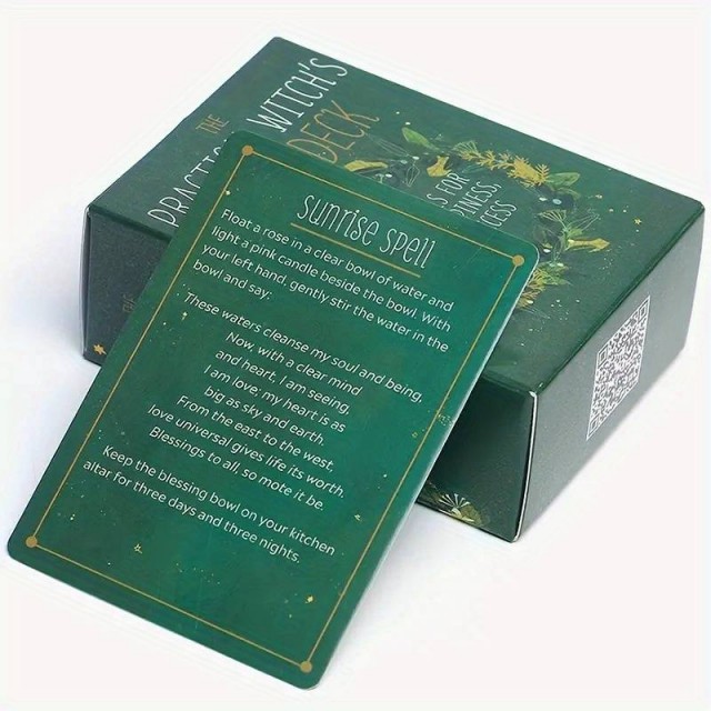 Komplet kartic s 100 čarovniškimi uroki za vsakdan 