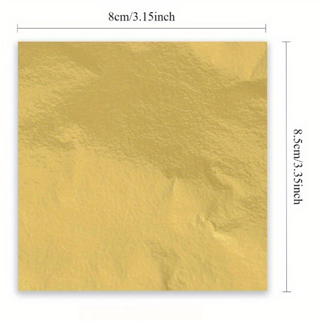 Komplet 100 zlatih lističev za dekoracijo sveč in mil