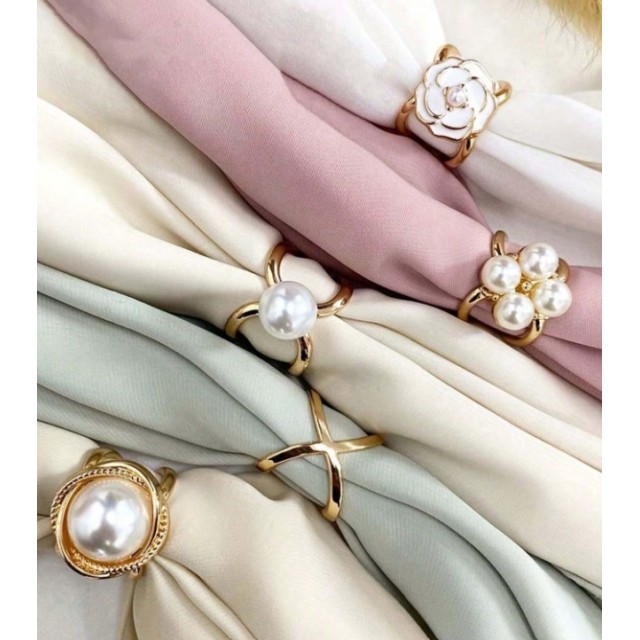 5 kosov večnamenskih sponk za rute in šale