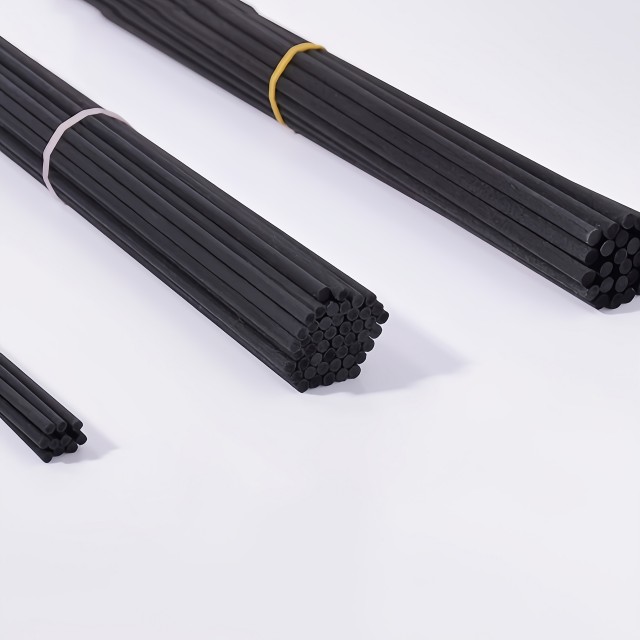 Črne ratan palčke za difuzor – 10 kosov 20 cm