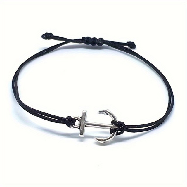 Komplet 2 zapestnic sidro, s posvetilom