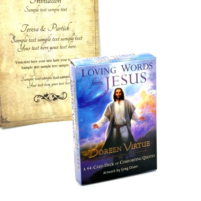 Komplet orakeljskih kart Ljubeče besede Jezusa