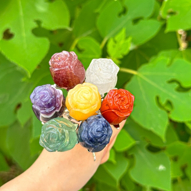  Dekorativna vrtnica iz naravnega kamna – Fluorit (Fluorite)