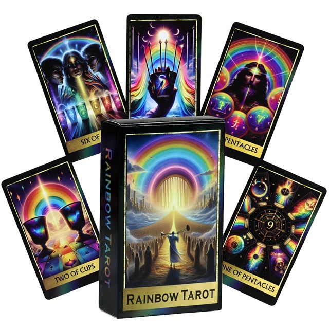 79-delni komplet tarot kart – Mavrični tarot