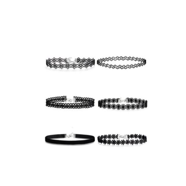 Choker verižice 6 delni akcijski komplet CH237