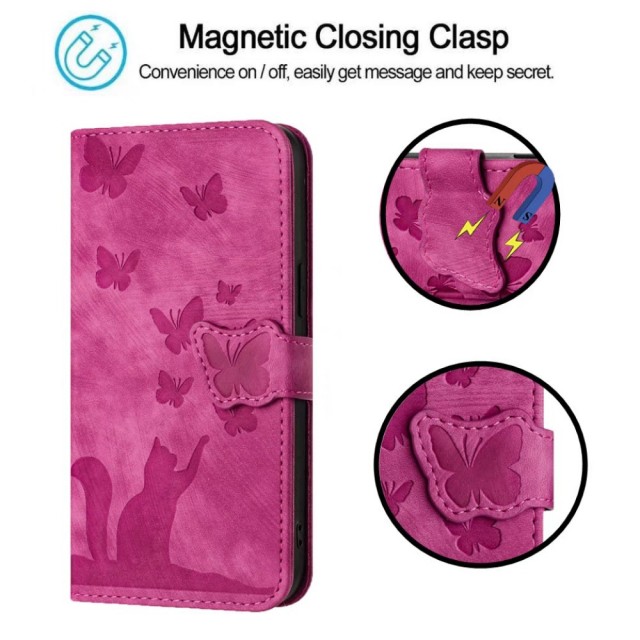 Usnjen pink ovitek za telefon iPhone 16