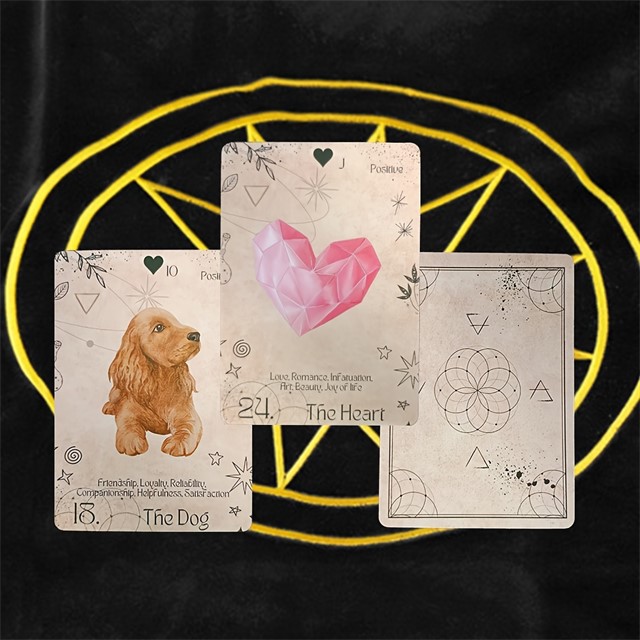 Moderne Lenormand karte – komplet 36 kart