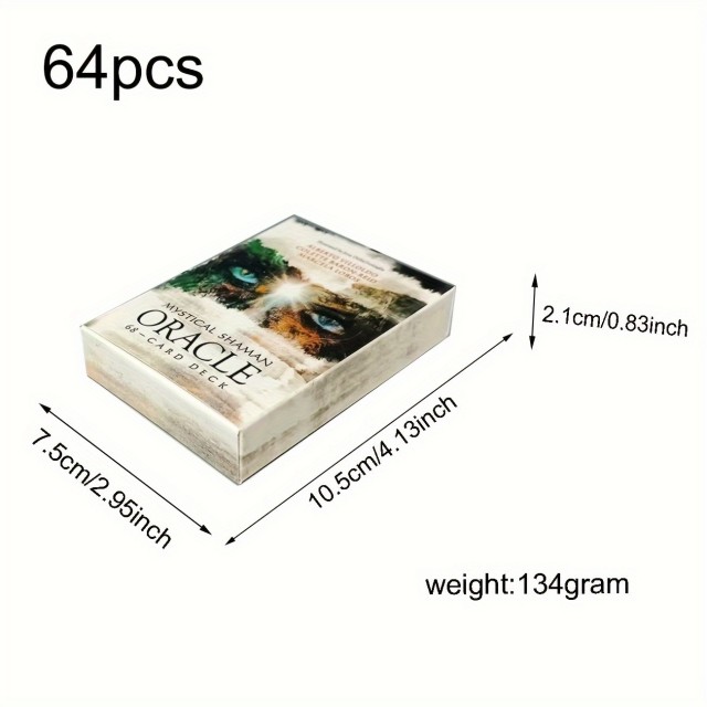 Komplet 68 orakeljskih kart MISTIČNI ŠAMAN