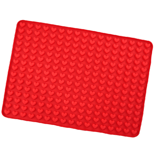 Velik silikonski model z 255 srci za dekoracijo sveč mil tort