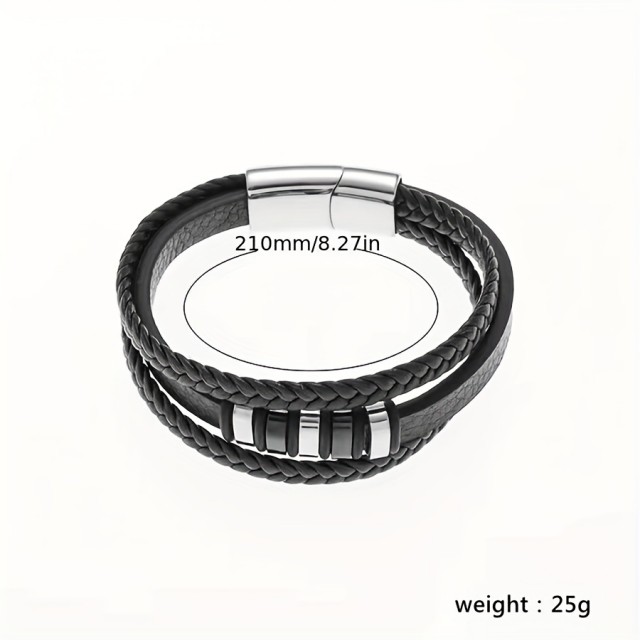 Personalizirana moška zapestnica z gravuro po vaših željah