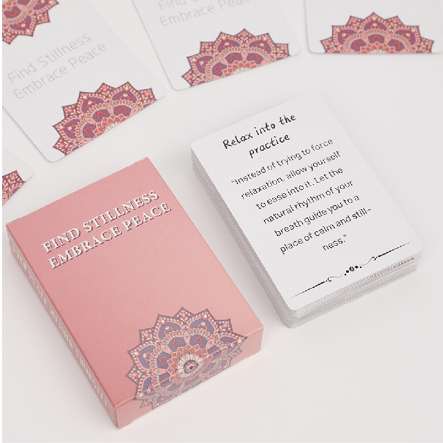 Kartice za Čuječnost in Notranji Mir – Find Stillness, Embrace Peace