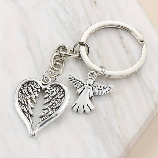 Obesek za ključe ANGEL IN ANGELSKA KRILCA