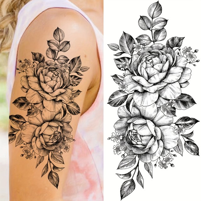 Začasna tatu nalepka z motivom potonike