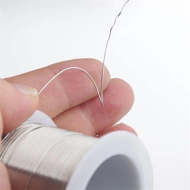 Srebrna žica v kolutu za izdelavo nakita – 0,4 mm