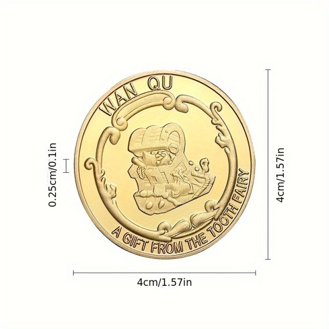 Zlati spominski kovanec Zobne vile