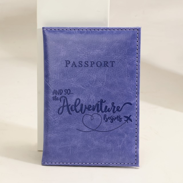 Ovitek za potni list AND SO THE ADVENTURE BEGINS 4 barve