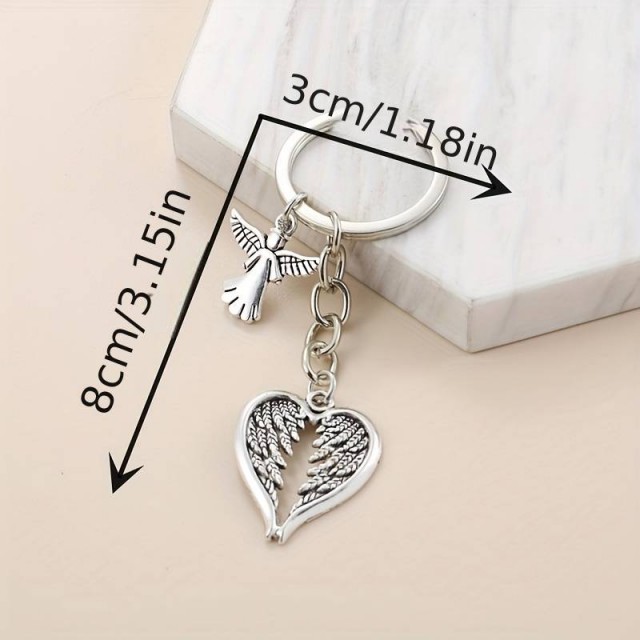 Obesek za ključe ANGEL IN ANGELSKA KRILCA