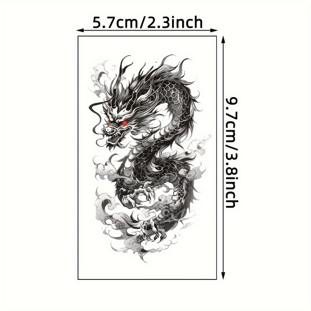 Komplet 30 vodoodpornih tatu nalepk z živalskimi motivi P-01