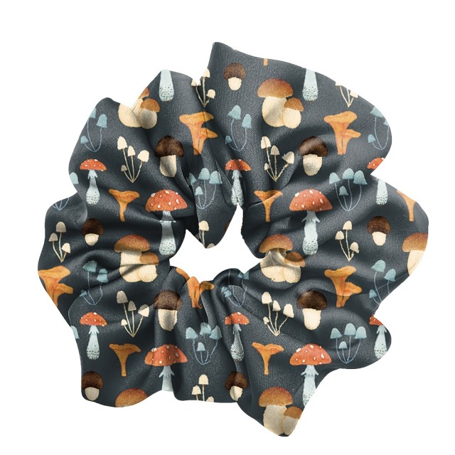 Jesenska schrunchie gumica za lase z gobicami