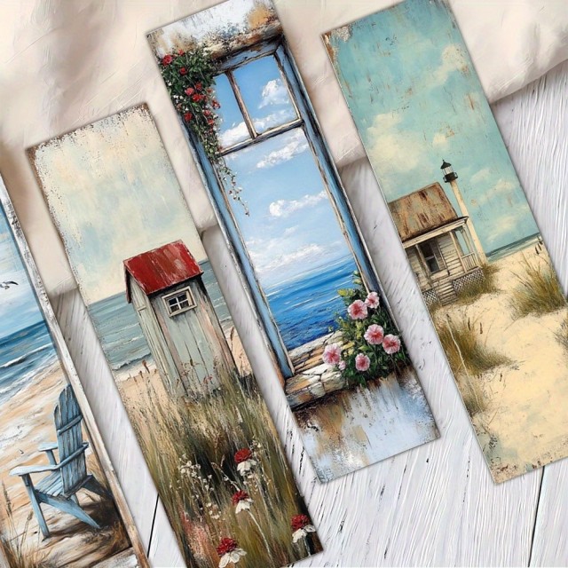 Komplet 32 vintage navtičnih knjižnih kazal