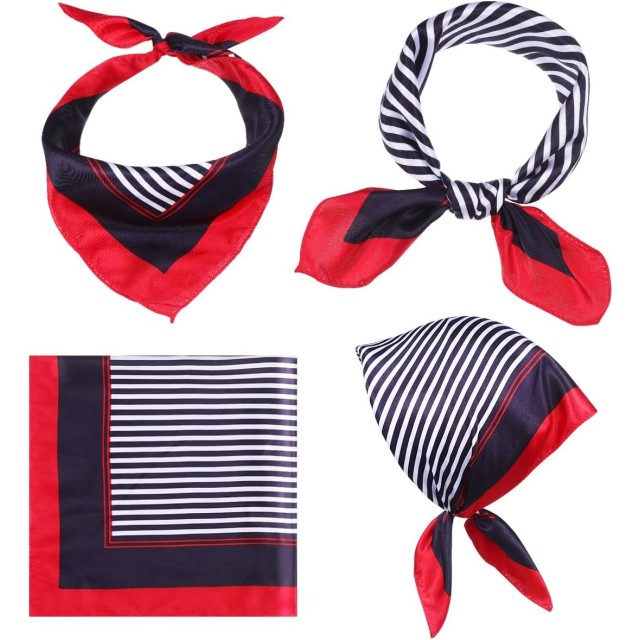 Elegantna kvadratna ruta z retro potiskom