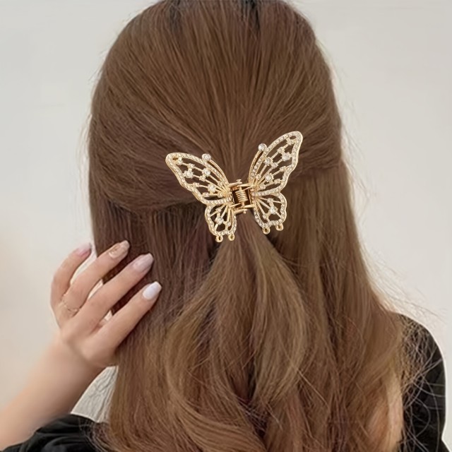 Modna lasna sponka v obliki metulja 