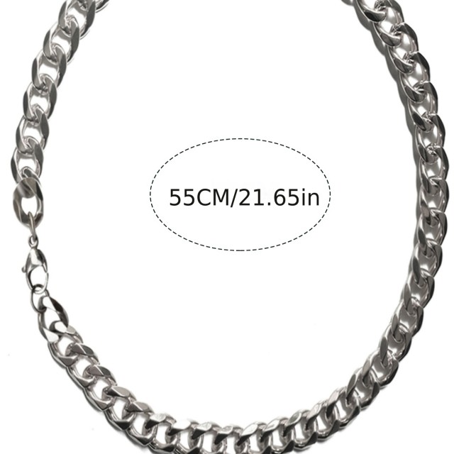 Moška kubanska verižica iz nerjavečega jekla 304