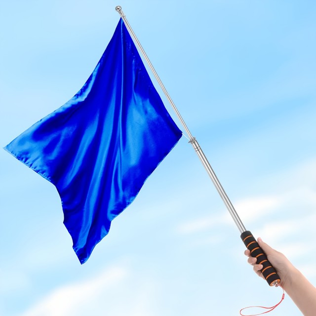 Prenosni teleskopski zastavni drog 